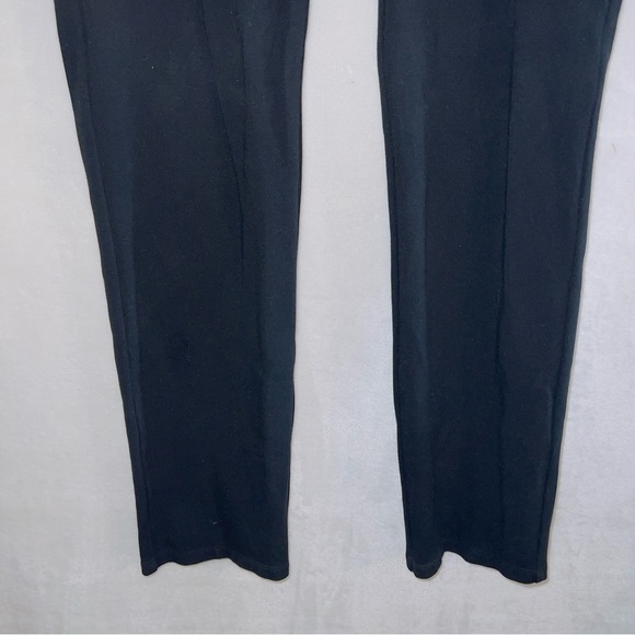 Eileen Fisher Black Stretchy Low Rise Business Casual Ankle Length Pants - Picture 3 of 6